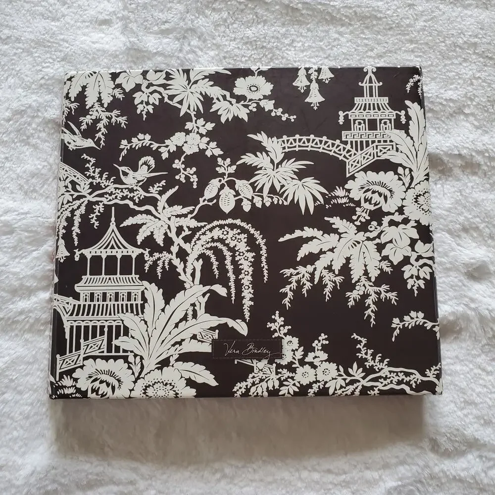 Vera Bradley Duly Noted Take Note Collection Desk Set Imperial Toile